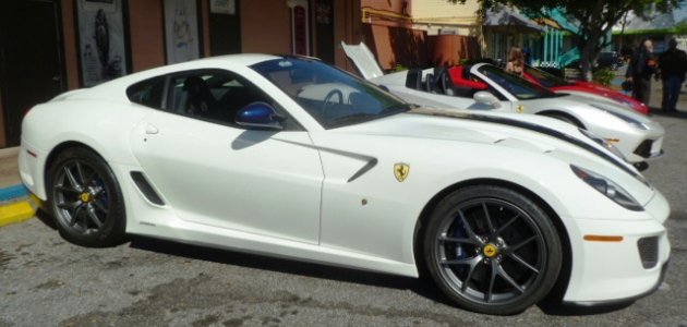 2023-2-23 23 Old Town Kiss white 599GTO right side view.JPG