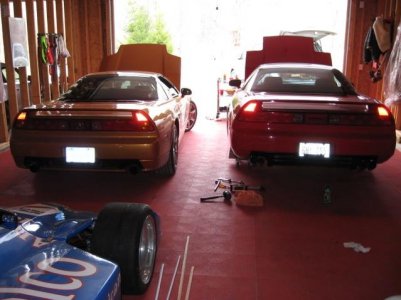 2 NSX's in the garage!.jpg