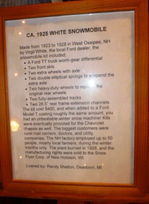 2016-10-18 7 1925 White Model T snowmobile info.JPG