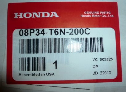 Type-S car cover part number # label 2023-1-1.JPG